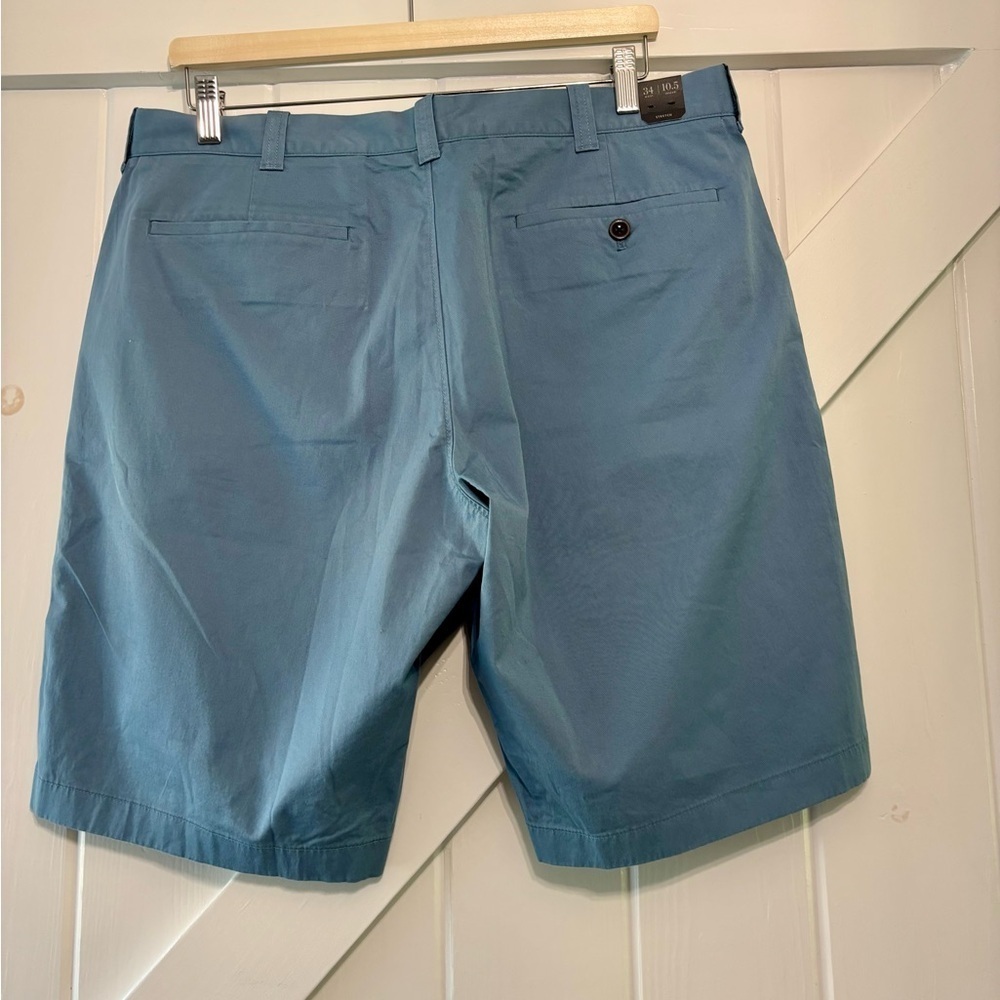 J Crew Stretch Men's Blue Shorts Size 34 10.5 inch inseam Preppy Comfort NWT - Picture 4 of 7